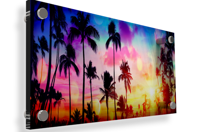 Décoration bureau ou intérieur avec plaque plexiglass imprimée