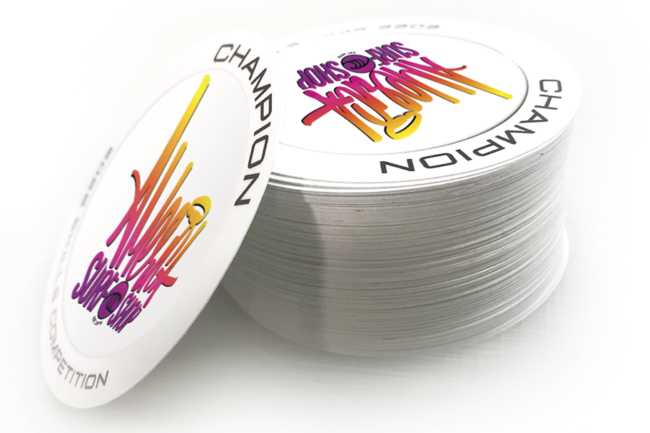 Stickers et autocollants publicitaires rond avec logo imprimé